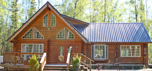 Lodging in our log cabins or B&B rooms to serve as your Alaska base camp while in Talkeetna, Alaska